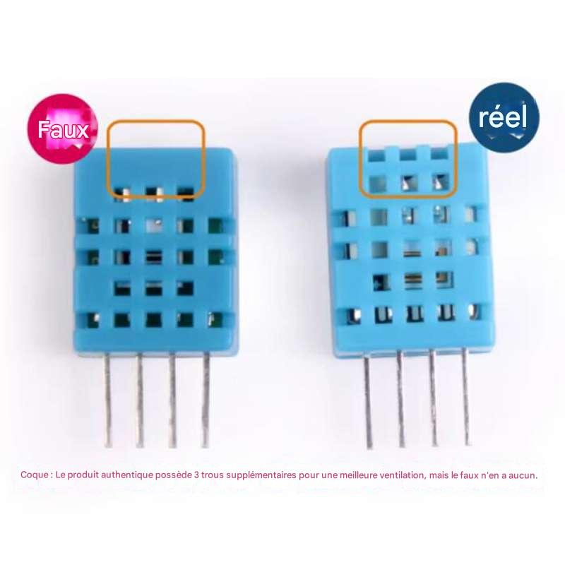 Lot De 2 Capteurs DHT11 – Température Et Humidité Digital, Neufs, Pour Arduino Et Projets électroniques
