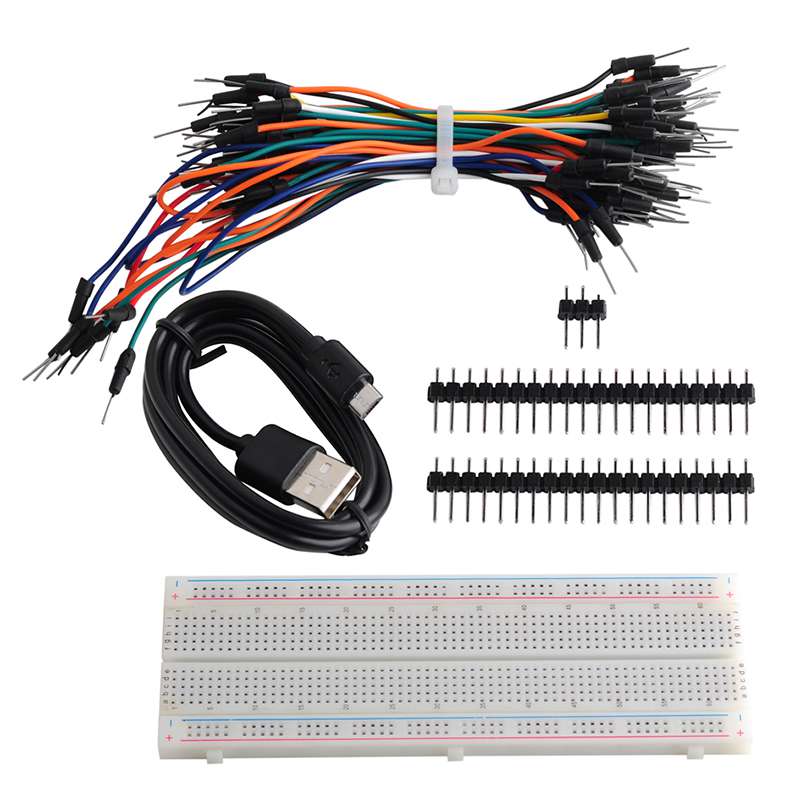 Plaque Raspberry Kit de Connexion Raspberry Pi Pico – Pin Header, Câble Micro USB ...