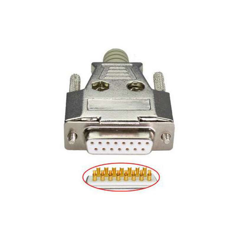 2 Connettori DB15 Maschio Da Salvare, 15 Pin, Per Saldatura, Generici, Nuovi