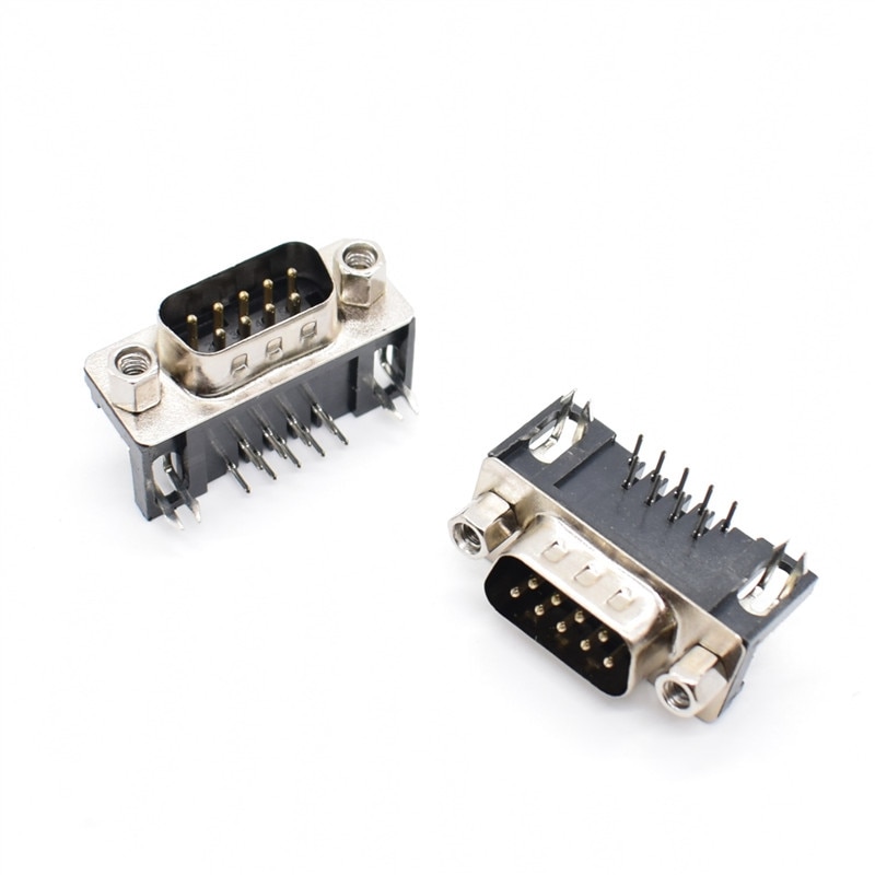 Lot De 20 Connecteurs DB9 RS232 Mâle 9 Broches – Uxcell, Neufs
