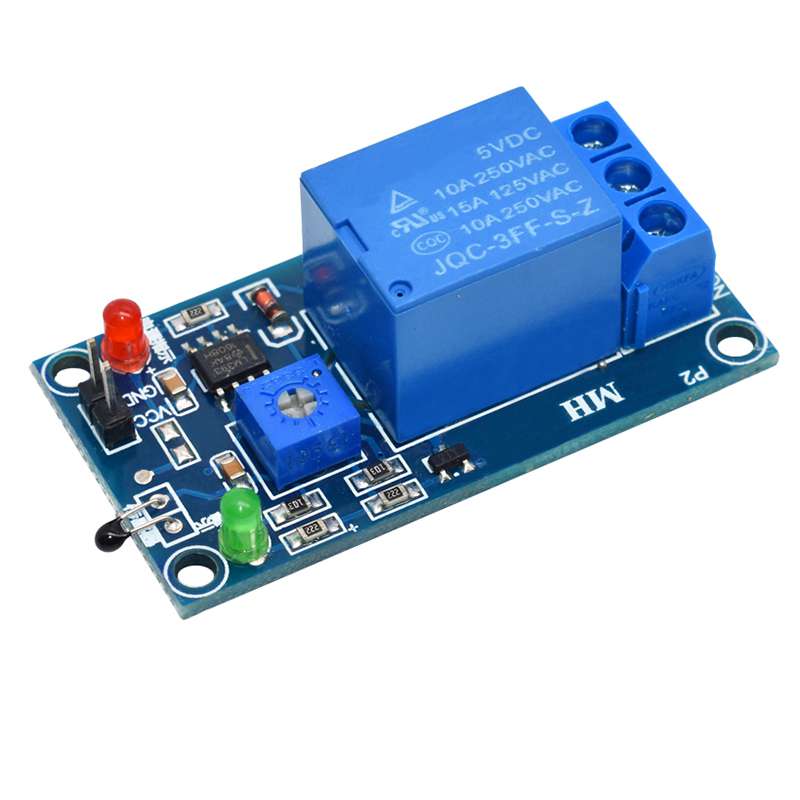 Module Relais Photosensible 5V - Capteur De Lumière, Réglable, Pour Automatisation (lot De 4)