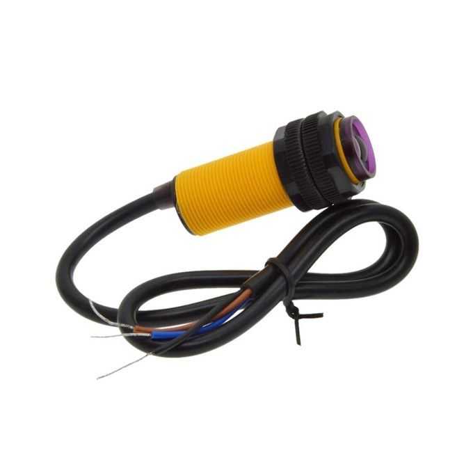 Capteur infrarouge E18-D80NK avec faisceau réglable pour détection d’obstacles