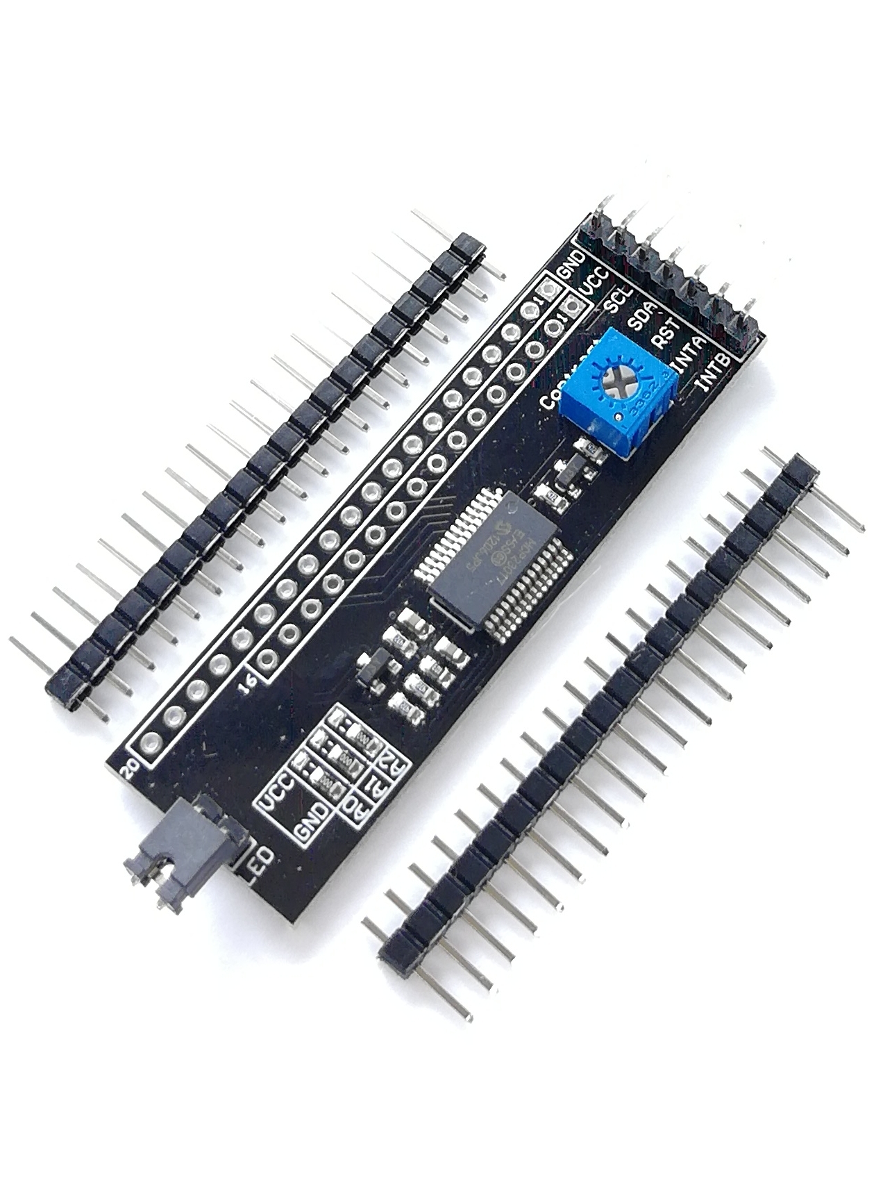 MCP23017 I2C – Module I/O pour LCD 1602/2004 | Electronic Shop