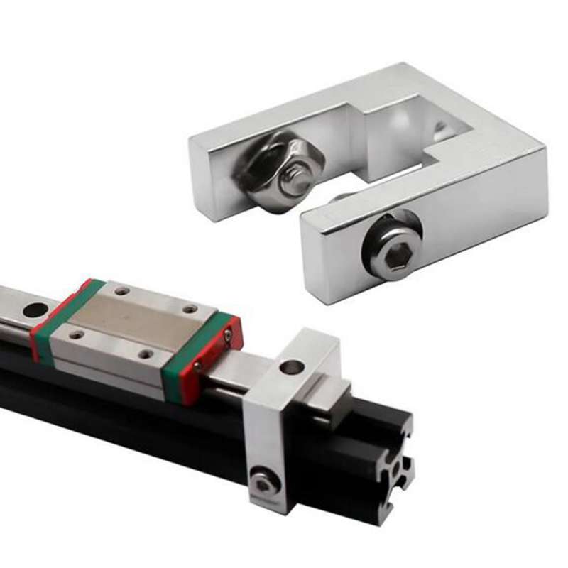 Fixation rail de guidage profilé aluminium 2020 | ELECTRONIC SHOP
