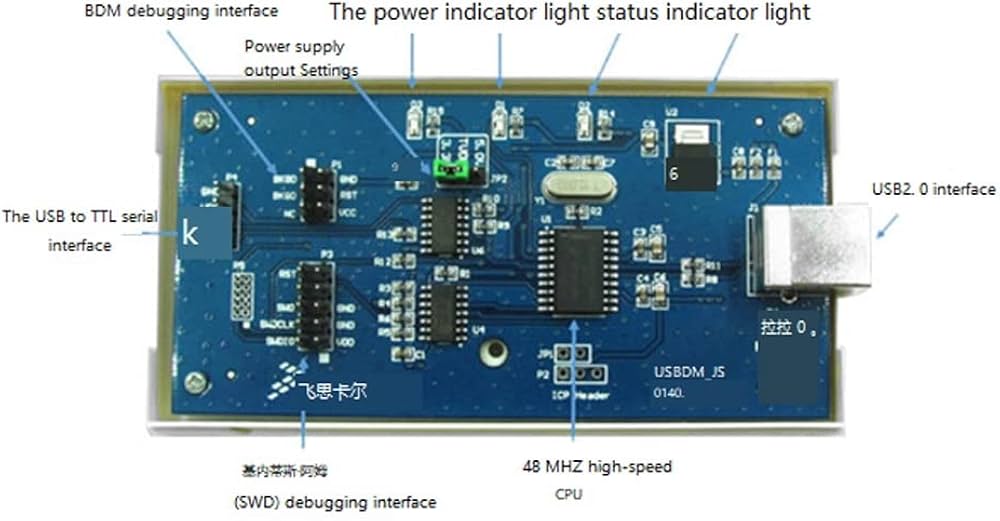Freescale USBDM Programmeur Debugger Emulator 48 MHz USB2.0 – Outil de ...