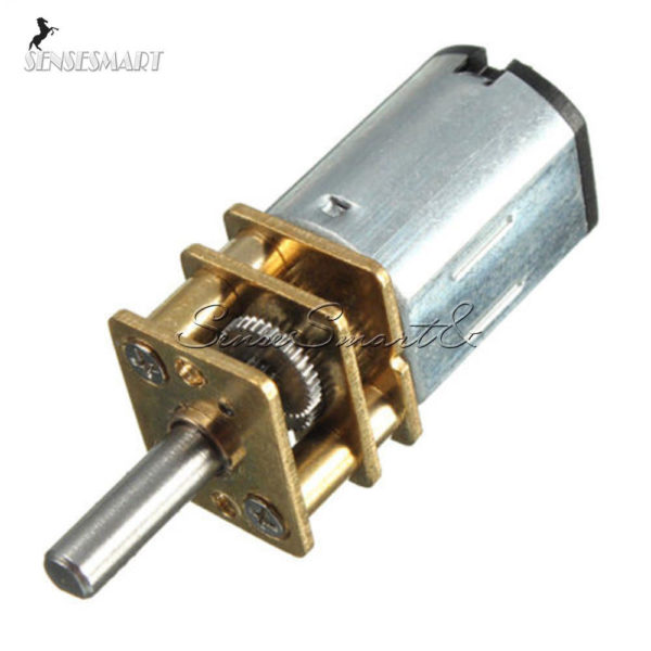 Greartisan Moteur à engrenages CC 12 V 550 tr/min, couple élevé, micro