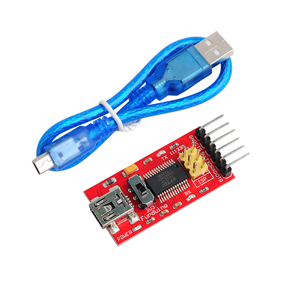 Module USB FTDI Basic 6P 5V/3.3V USB vers TTL FT232 + Câble ...