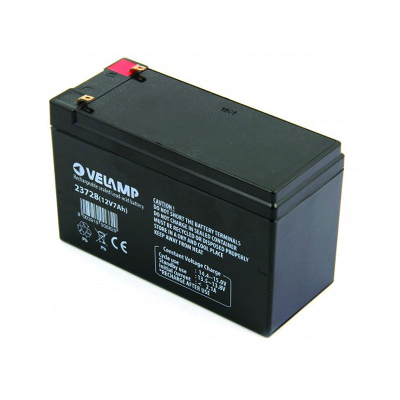 Batterie Plomb 12V 7Ah Rechargeable – Connecteurs FASTON Pour Alarme, Vidéosurveillance, Portail Automatique