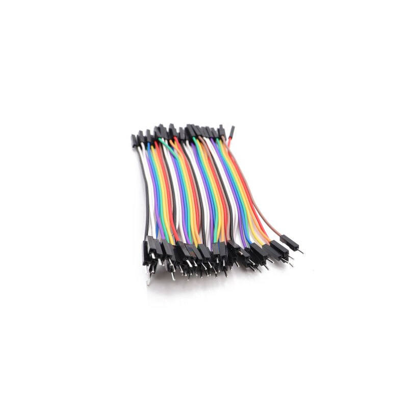 Câble Dupont femelle vers mâle – Longueur 10 cm – Flexible pour montages électroniques