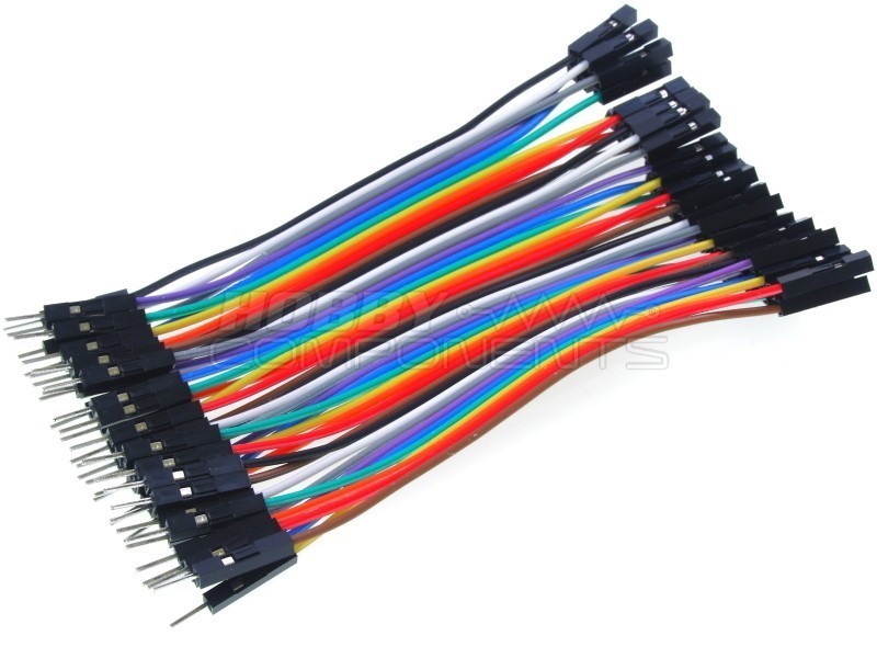 Jumper wire Dupont 10 cm femelle vers mâle – Idéal pour breadboard et Arduino