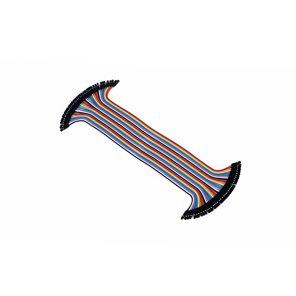 Oiyagai Lot De 2 Sets / 80pcs Câbles Dupont Femelle à Femelle 30cm - Idéal Arduino Raspberry Pi Projets Électroniques