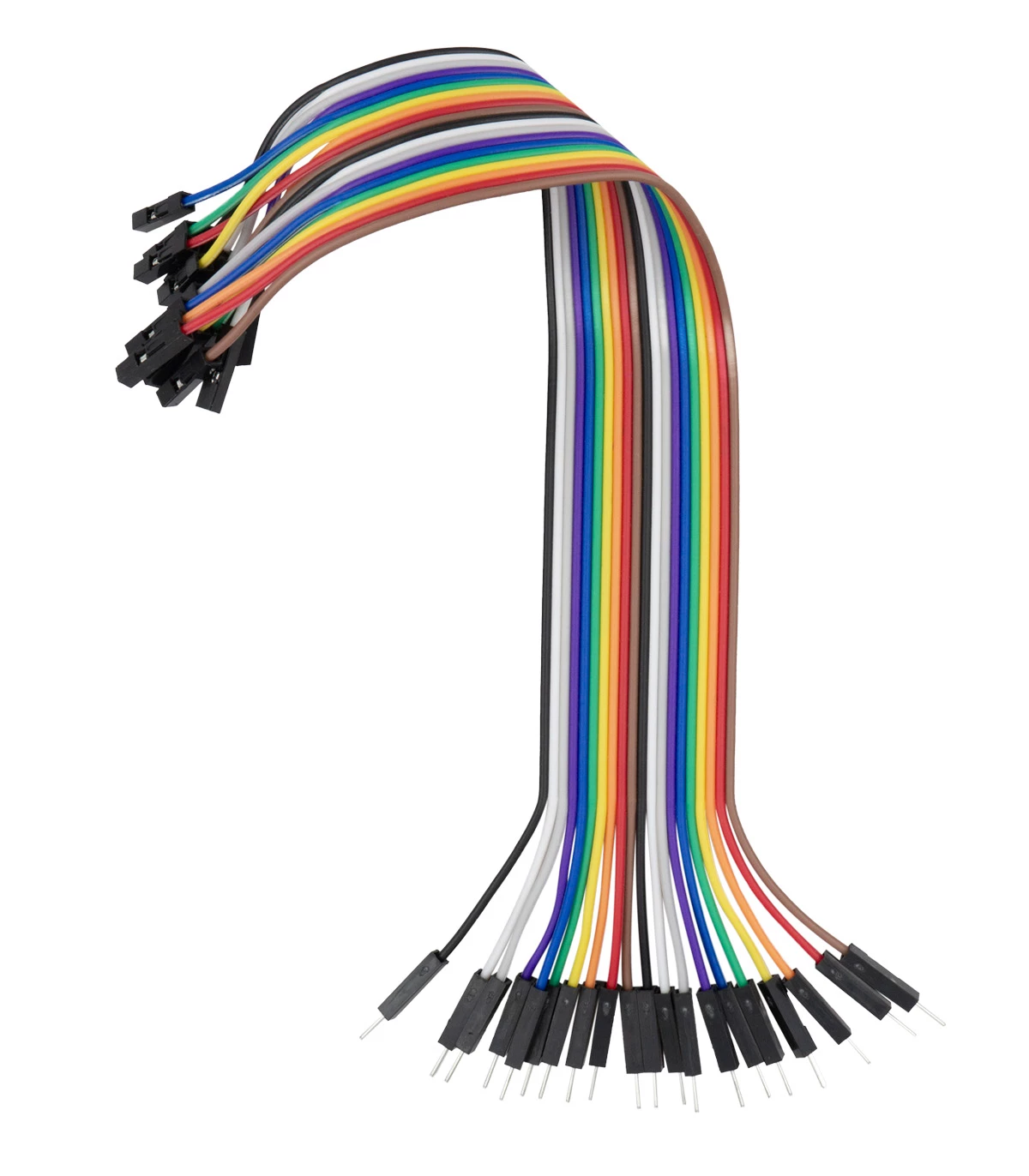 Câble Dupont 30 cm mâle-femelle – Connexion souple pour circuits électroniques et DIY