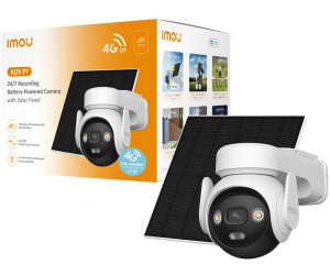 Caméra autonome Imou 4G pour la surveillance de chantier et de zone isolée.
