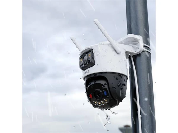 Détail du double objectif fixe et motorisé 5MP de la caméra Imou IPC-S7XEP-10M0WED.