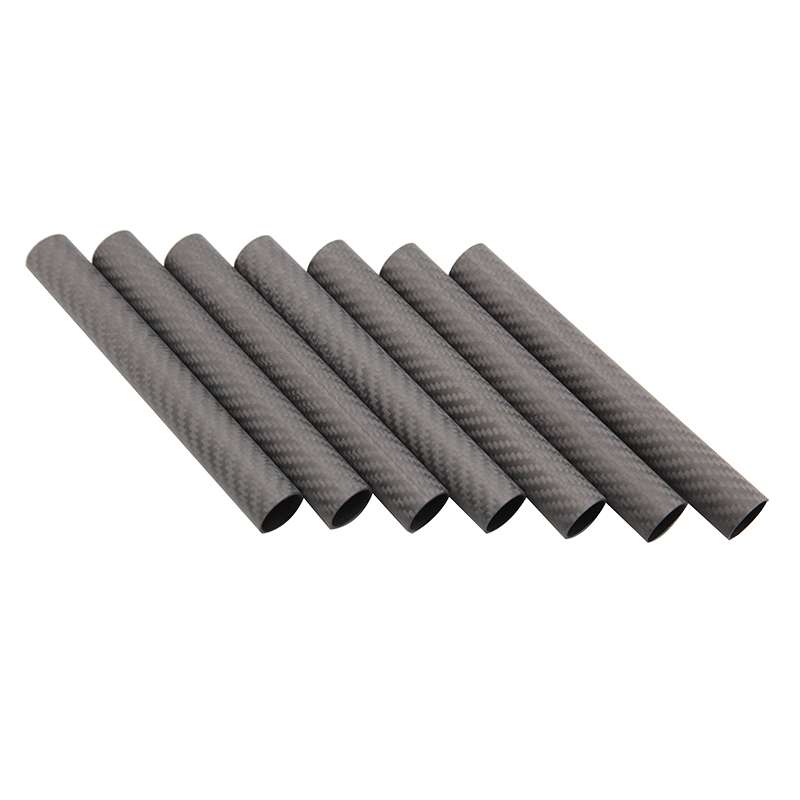 Tube Fibre Carbone 15mm - Tube CFK 3K Sergé Longueur Au Choix Jusqu'à 1000mm