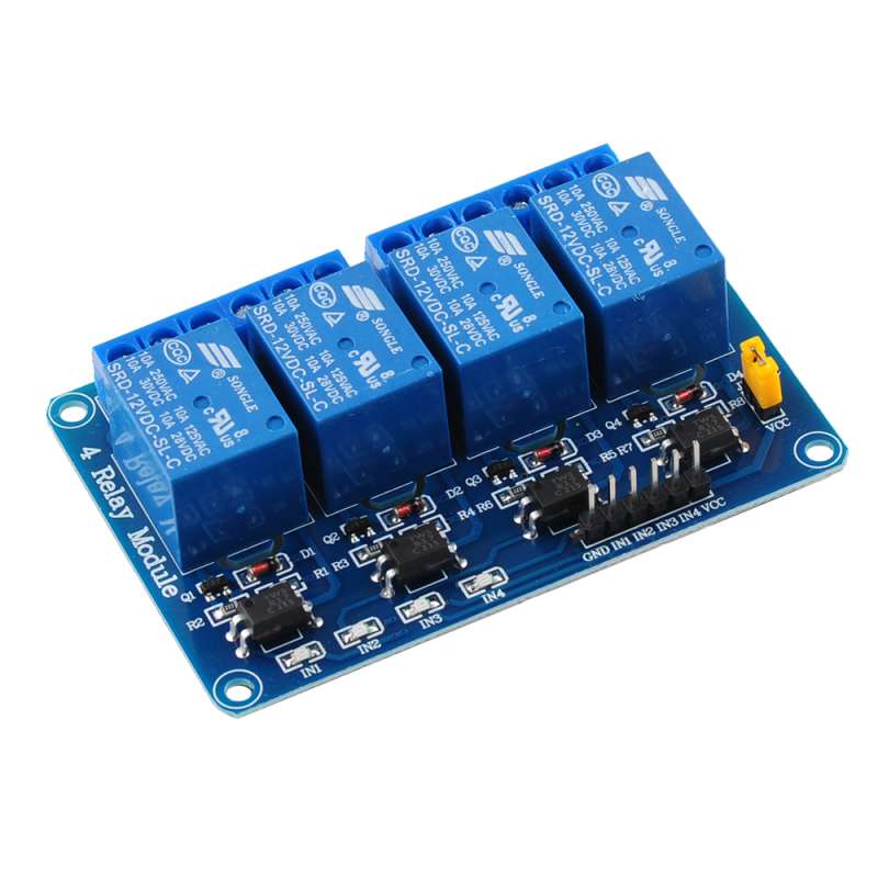 Module relais 12V 4 canaux avec optocoupleur pour Arduino, PIC, AVR ...