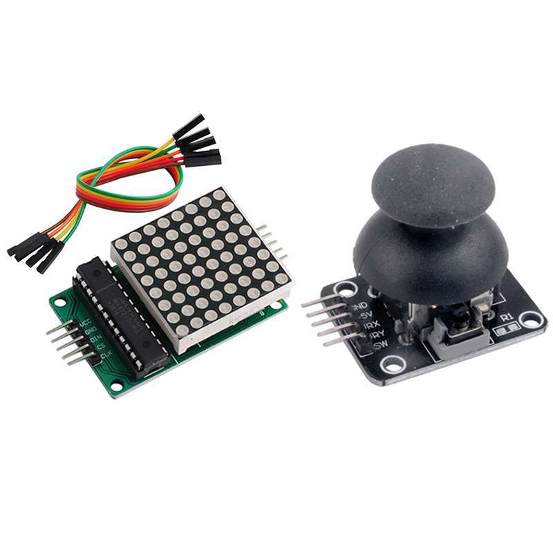 Module Joystick XY Double Axe + Module d’Affichage LED MAX7219 – Kit ...