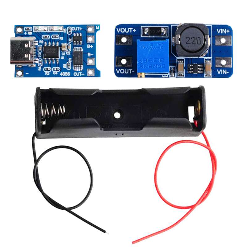 Kit 2 Supports Piles AA Avec Interrupteur - Boîtier Alimentation 3V DIY Et Fils Nus Pour Projets Électroniques
