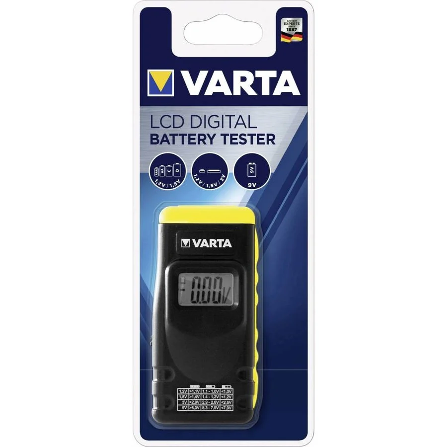 Testeur de piles LCD VARTA