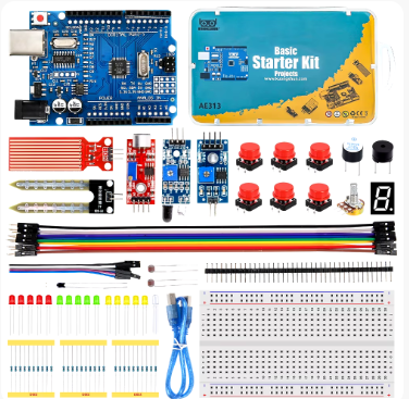 Kit de démarrage avec boîte pour écoliers pigments pour Arduino uno r3 projet IOT