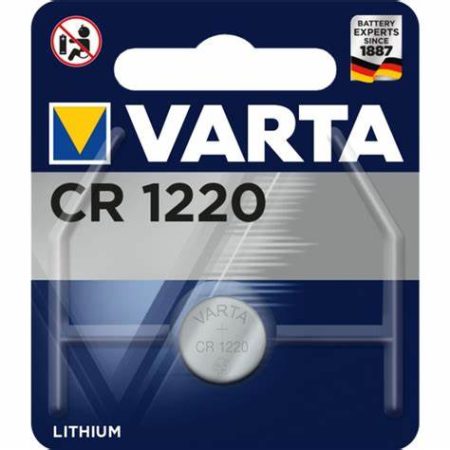 La CR1220 est une pile bouton au lithium de 3 volts Varta