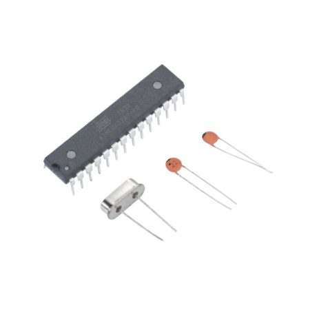 ATMEGA328P-PU DIP-28 + HC-49S prise directe cristal de quartz passif 16 MHz + 22PF 50 V condensateur céramique 2 pièces