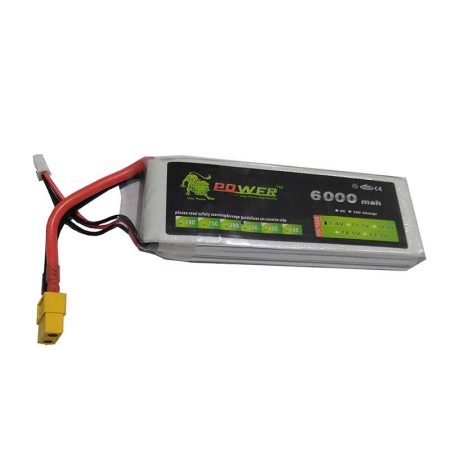 Batterie lithium modèle Lion 6000mah 11.1V 3S 35C